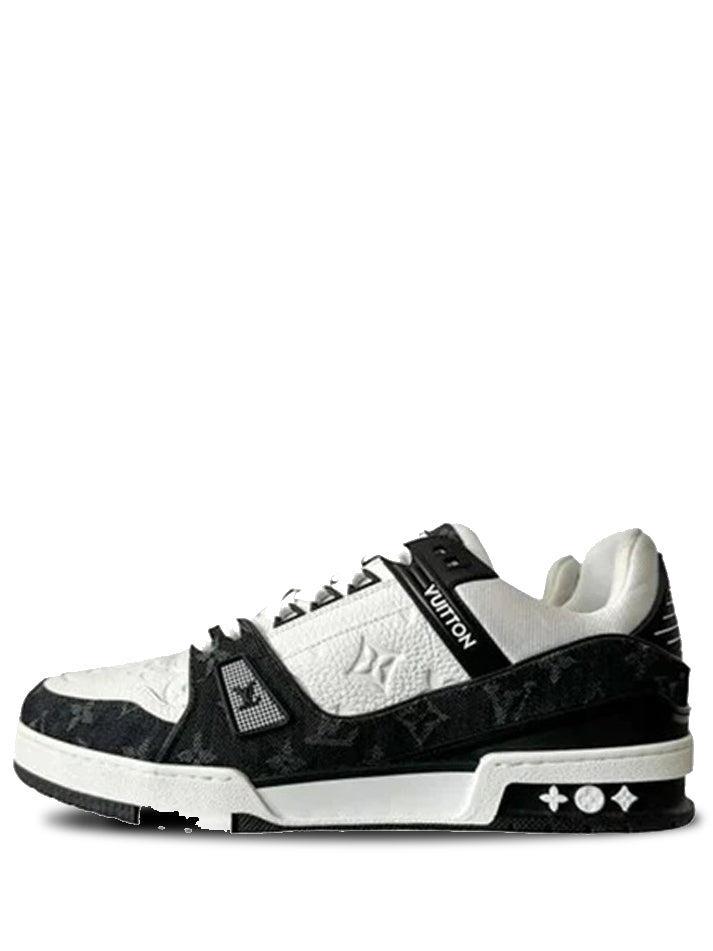 LOUISS VUITTON TRAINER BLACK WHITE