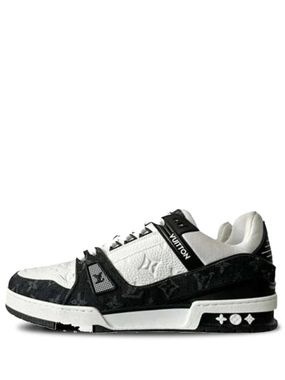LOUISS VUITTON TRAINER BLACK WHITE